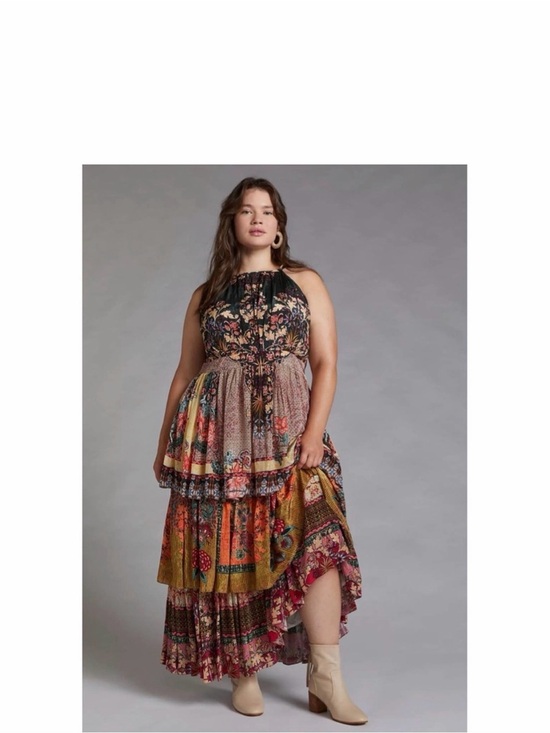Anthropologie Dresses & Skirts - Anthropologie x Bhanuni by Jyoti Tiered Halter Midi Dress